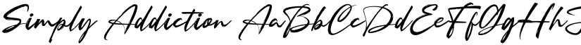 Simply Addiction font download