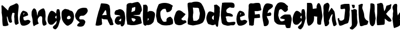 Mengos font download