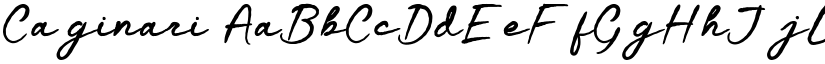Caginari font