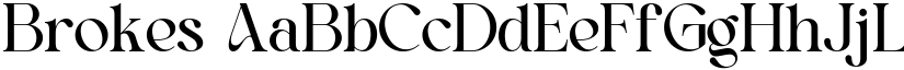 Brokes font download