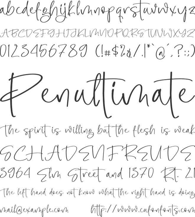 Santtory Roasted font preview