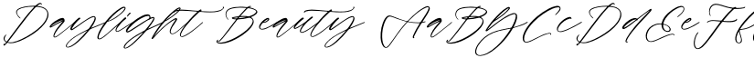 Daylight Beauty font