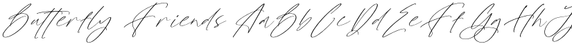 Butterfly Friends font