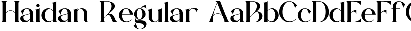Haidan font download