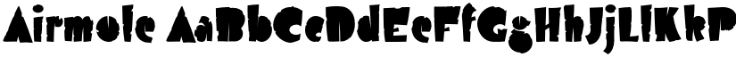 Airmole font