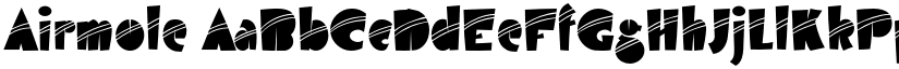 Airmole font