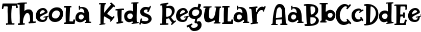 Theola Kids Regular font