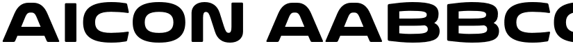 AICON font