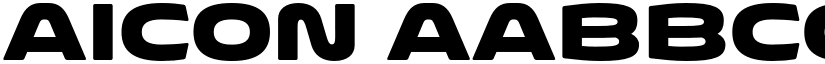 AICON font