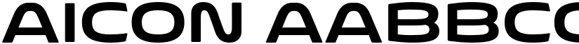 AICON font