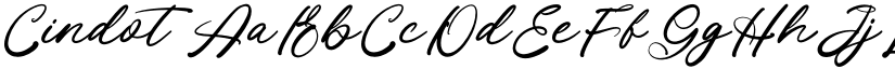 Cindot font