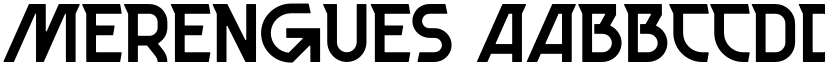 Merengues font