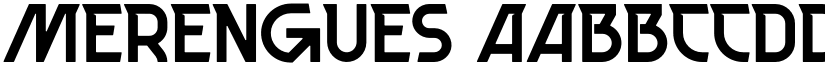 Merengues font