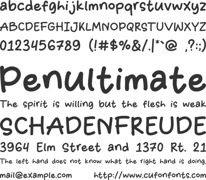 Anak Orang font preview