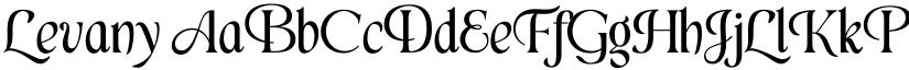 Levany font download