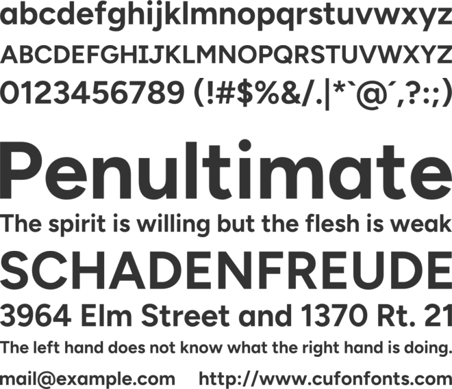 Figtree School font preview