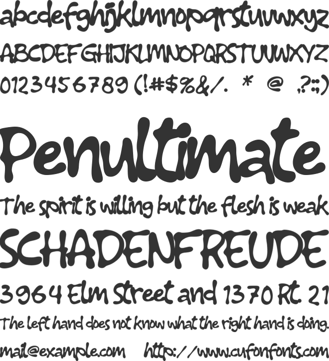 Dosmic font preview