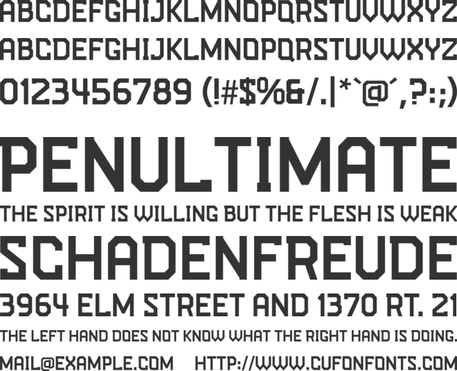 Tough Love font preview