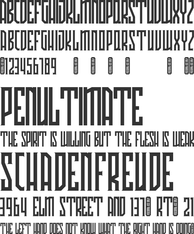 Avriella font preview