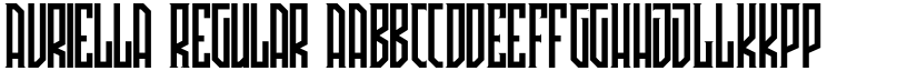 Avriella Regular font