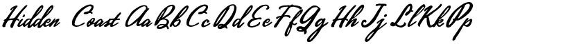 Hidden Coast font