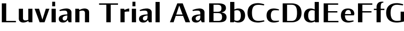 Luvian Trial font