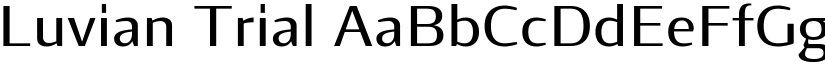 Luvian Trial font