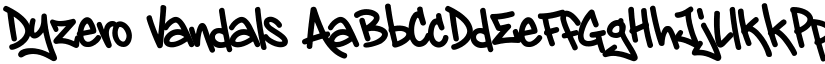 Dyzero Vandals font download