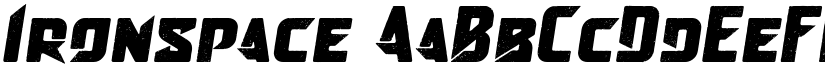 Ironspace font