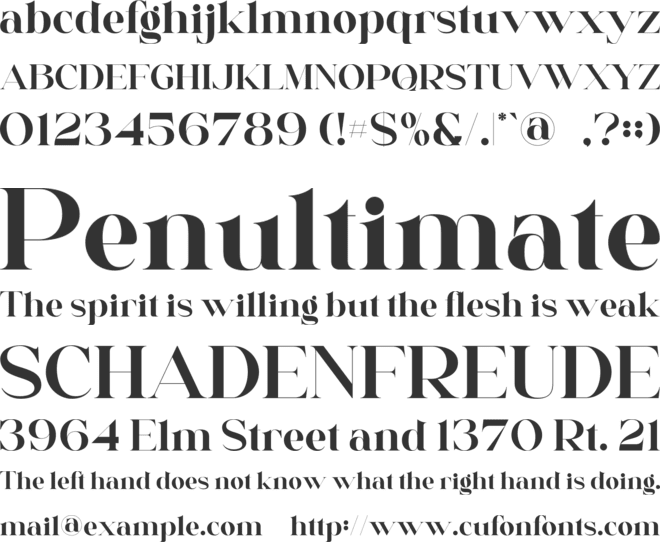 Quella font preview