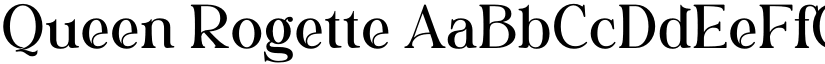 Queen Rogette font