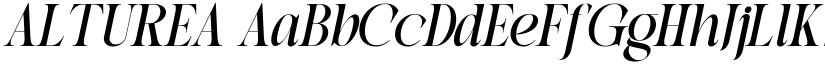 ALTUREA font download