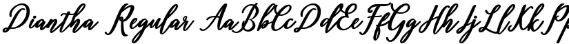 Diantha Regular font
