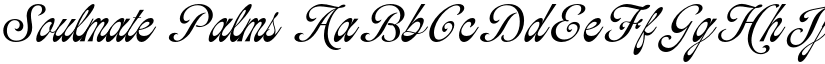 Soulmate Palms font download