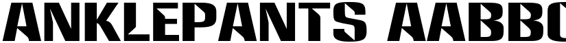 Anklepants font