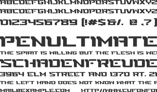 Origin font preview