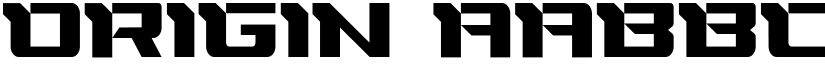 Origin font