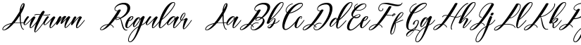 Autumn font download