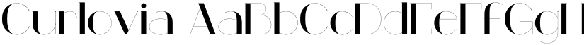 Curlovia font