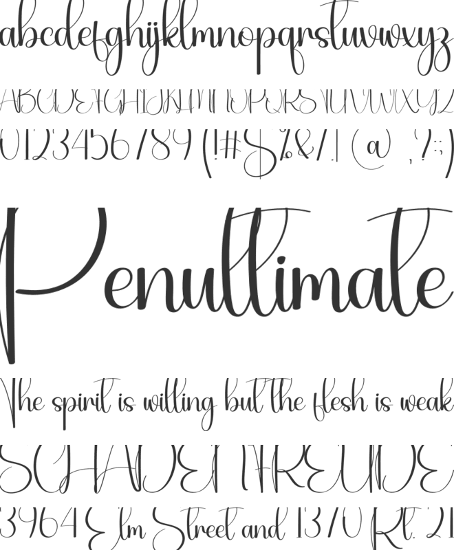 Brighter font preview