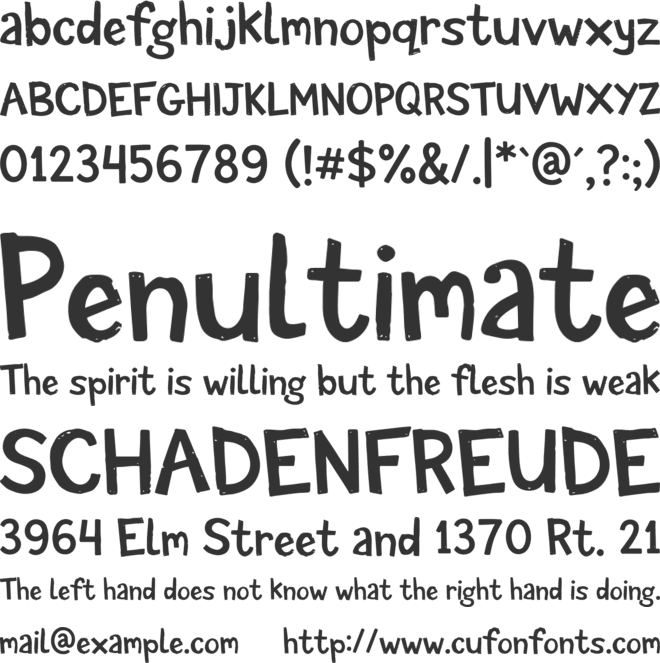 Mellowgram Personal Use Only font preview