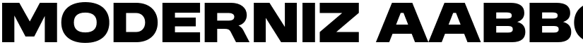 MODERNIZ font download