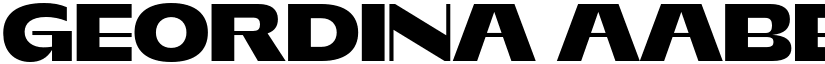 GEORDINA font