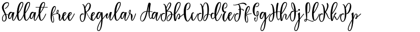 Sallat free font download