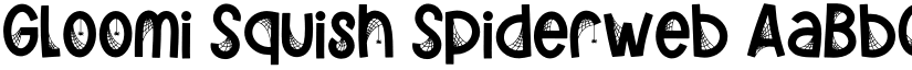 Gloomi Squish Spiderweb font