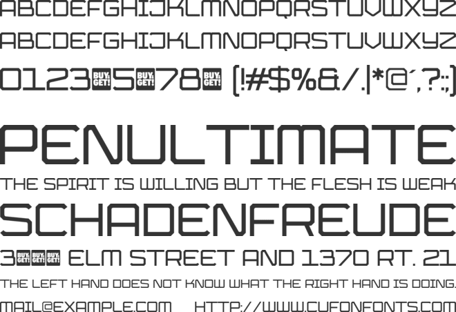 Cardonas font preview