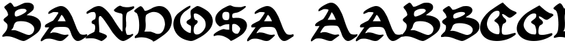 Bandosa font download