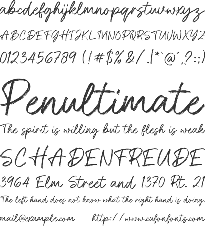 Brittney Jasmine font preview