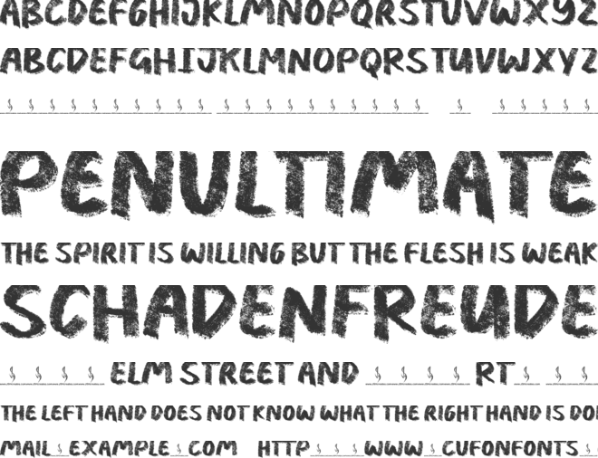 Real Chalk font preview