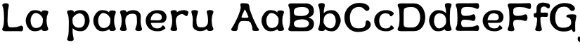 La paneru font download